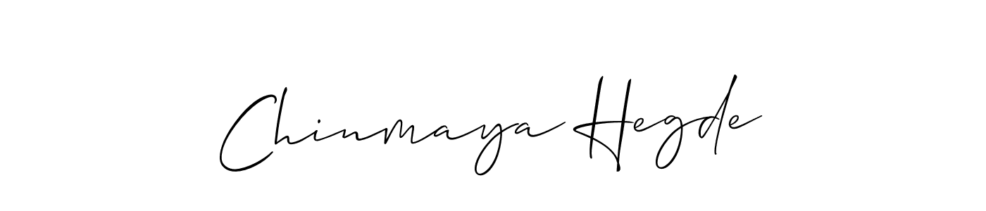 Also we have Chinmaya Hegde name is the best signature style. Create professional handwritten signature collection using Allison_Script autograph style. Chinmaya Hegde signature style 2 images and pictures png