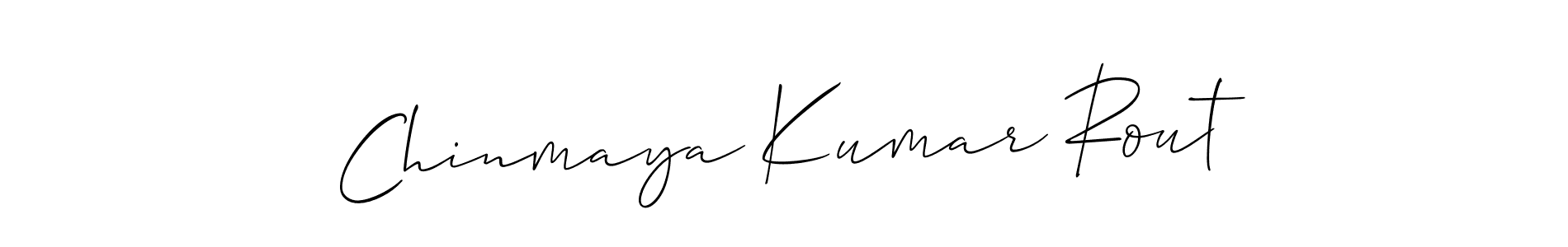 Make a beautiful signature design for name Chinmaya Kumar Rout. With this signature (Allison_Script) style, you can create a handwritten signature for free. Chinmaya Kumar Rout signature style 2 images and pictures png