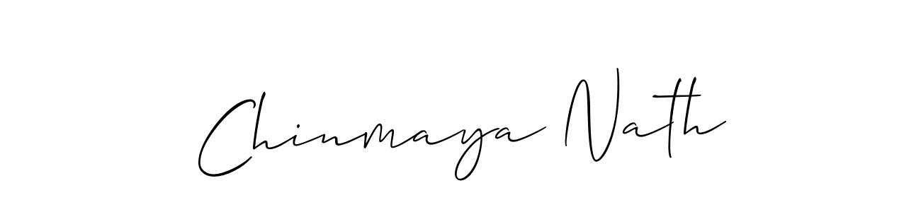 Create a beautiful signature design for name Chinmaya Nath. With this signature (Allison_Script) fonts, you can make a handwritten signature for free. Chinmaya Nath signature style 2 images and pictures png