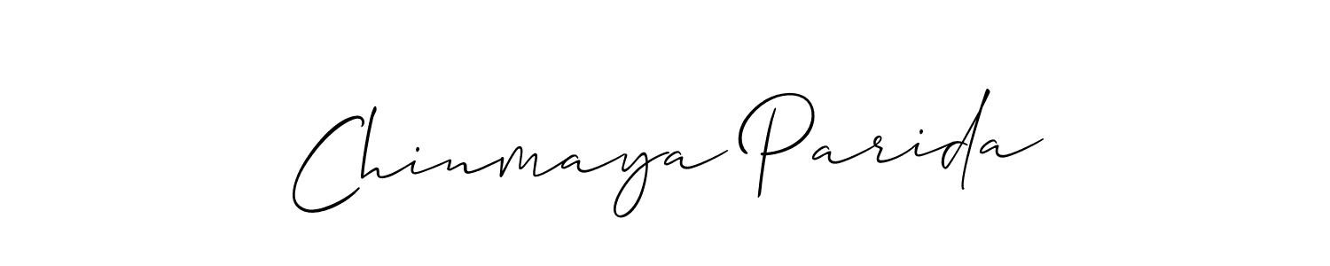 How to Draw Chinmaya Parida signature style? Allison_Script is a latest design signature styles for name Chinmaya Parida. Chinmaya Parida signature style 2 images and pictures png