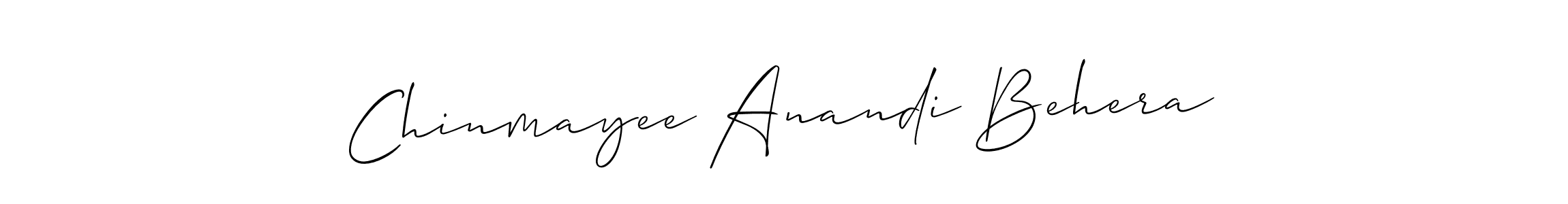 Make a short Chinmayee Anandi Behera signature style. Manage your documents anywhere anytime using Allison_Script. Create and add eSignatures, submit forms, share and send files easily. Chinmayee Anandi Behera signature style 2 images and pictures png