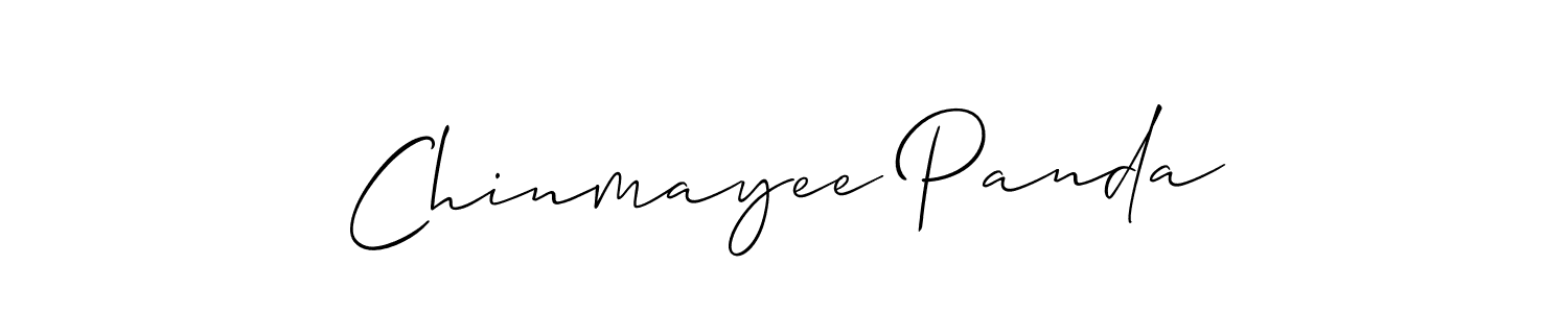 Make a beautiful signature design for name Chinmayee Panda. With this signature (Allison_Script) style, you can create a handwritten signature for free. Chinmayee Panda signature style 2 images and pictures png