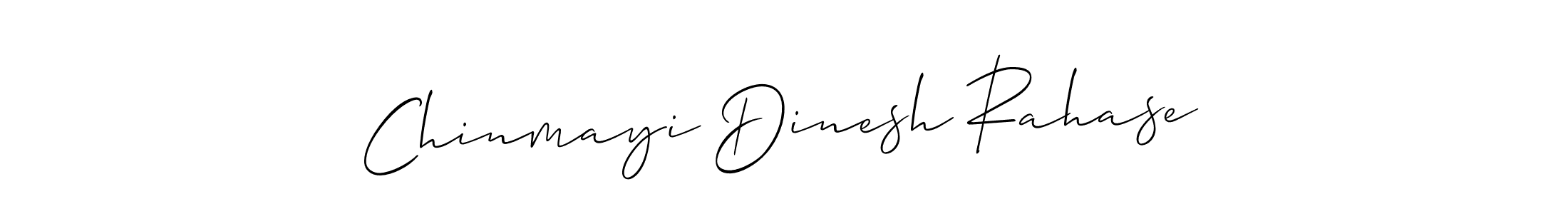 Make a beautiful signature design for name Chinmayi Dinesh Rahase. With this signature (Allison_Script) style, you can create a handwritten signature for free. Chinmayi Dinesh Rahase signature style 2 images and pictures png