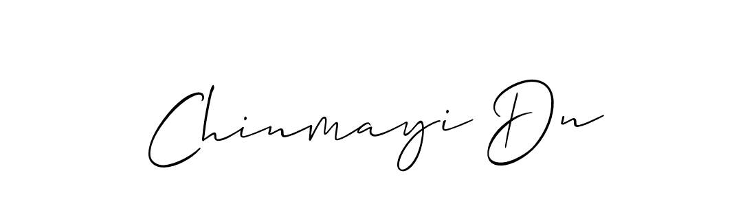 Also You can easily find your signature by using the search form. We will create Chinmayi Dn name handwritten signature images for you free of cost using Allison_Script sign style. Chinmayi Dn signature style 2 images and pictures png