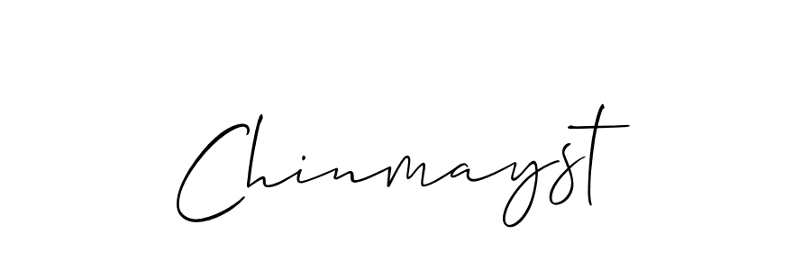 Create a beautiful signature design for name Chinmayst. With this signature (Allison_Script) fonts, you can make a handwritten signature for free. Chinmayst signature style 2 images and pictures png