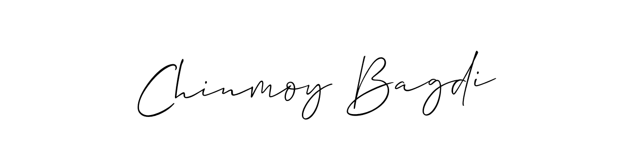 The best way (Allison_Script) to make a short signature is to pick only two or three words in your name. The name Chinmoy Bagdi include a total of six letters. For converting this name. Chinmoy Bagdi signature style 2 images and pictures png