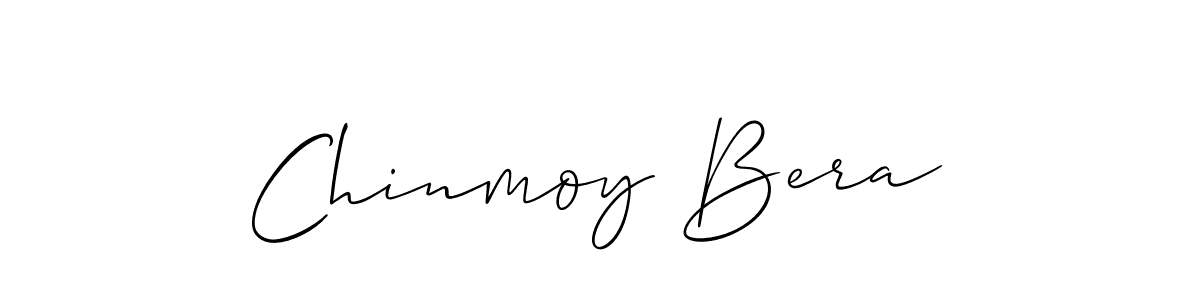 The best way (Allison_Script) to make a short signature is to pick only two or three words in your name. The name Chinmoy Bera include a total of six letters. For converting this name. Chinmoy Bera signature style 2 images and pictures png