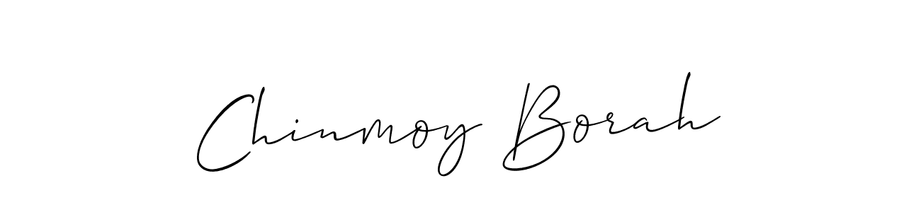 This is the best signature style for the Chinmoy Borah name. Also you like these signature font (Allison_Script). Mix name signature. Chinmoy Borah signature style 2 images and pictures png