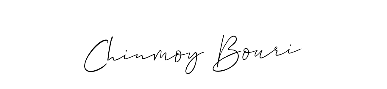 Make a short Chinmoy Bouri signature style. Manage your documents anywhere anytime using Allison_Script. Create and add eSignatures, submit forms, share and send files easily. Chinmoy Bouri signature style 2 images and pictures png