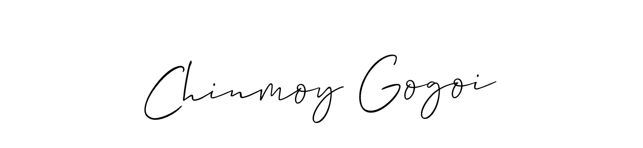 It looks lik you need a new signature style for name Chinmoy Gogoi. Design unique handwritten (Allison_Script) signature with our free signature maker in just a few clicks. Chinmoy Gogoi signature style 2 images and pictures png