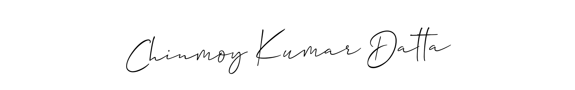 Also we have Chinmoy Kumar Datta name is the best signature style. Create professional handwritten signature collection using Allison_Script autograph style. Chinmoy Kumar Datta signature style 2 images and pictures png