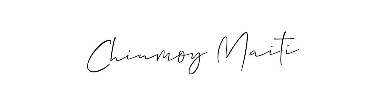 The best way (Allison_Script) to make a short signature is to pick only two or three words in your name. The name Chinmoy Maiti include a total of six letters. For converting this name. Chinmoy Maiti signature style 2 images and pictures png