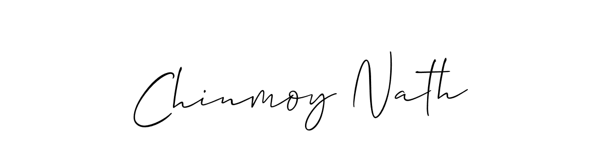 You should practise on your own different ways (Allison_Script) to write your name (Chinmoy Nath) in signature. don't let someone else do it for you. Chinmoy Nath signature style 2 images and pictures png