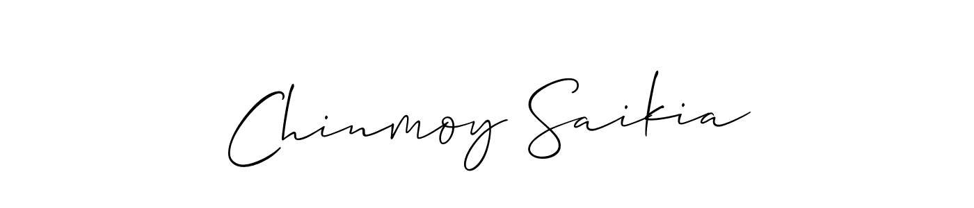 if you are searching for the best signature style for your name Chinmoy Saikia. so please give up your signature search. here we have designed multiple signature styles  using Allison_Script. Chinmoy Saikia signature style 2 images and pictures png