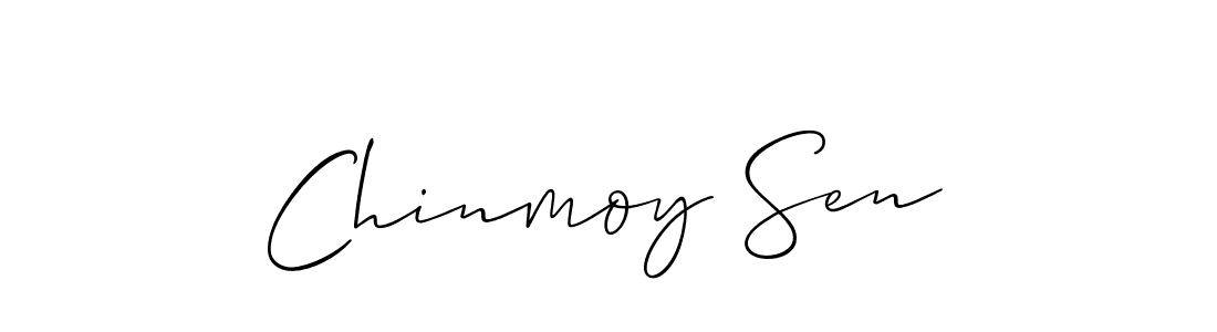 Also You can easily find your signature by using the search form. We will create Chinmoy Sen name handwritten signature images for you free of cost using Allison_Script sign style. Chinmoy Sen signature style 2 images and pictures png