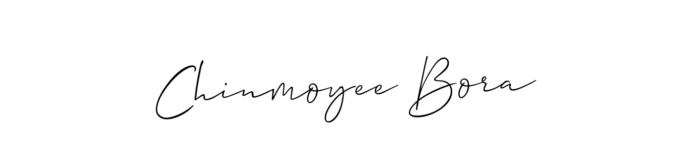 How to Draw Chinmoyee Bora signature style? Allison_Script is a latest design signature styles for name Chinmoyee Bora. Chinmoyee Bora signature style 2 images and pictures png