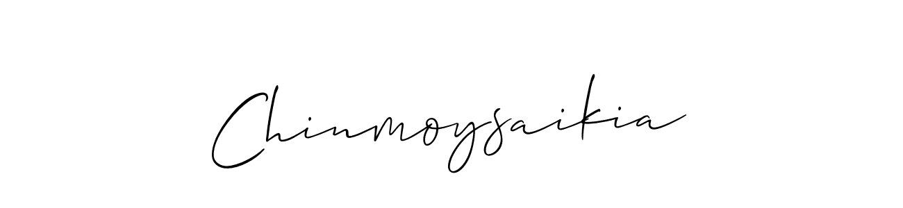 The best way (Allison_Script) to make a short signature is to pick only two or three words in your name. The name Chinmoysaikia include a total of six letters. For converting this name. Chinmoysaikia signature style 2 images and pictures png