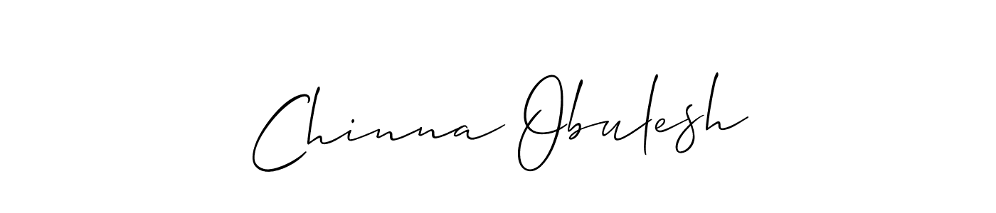 Make a beautiful signature design for name Chinna Obulesh. Use this online signature maker to create a handwritten signature for free. Chinna Obulesh signature style 2 images and pictures png