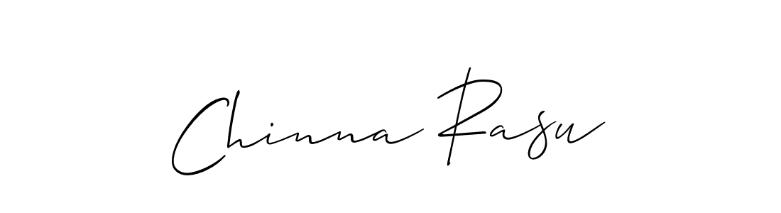 Also we have Chinna Rasu name is the best signature style. Create professional handwritten signature collection using Allison_Script autograph style. Chinna Rasu signature style 2 images and pictures png