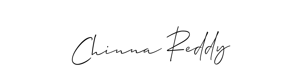 It looks lik you need a new signature style for name Chinna Reddy. Design unique handwritten (Allison_Script) signature with our free signature maker in just a few clicks. Chinna Reddy signature style 2 images and pictures png