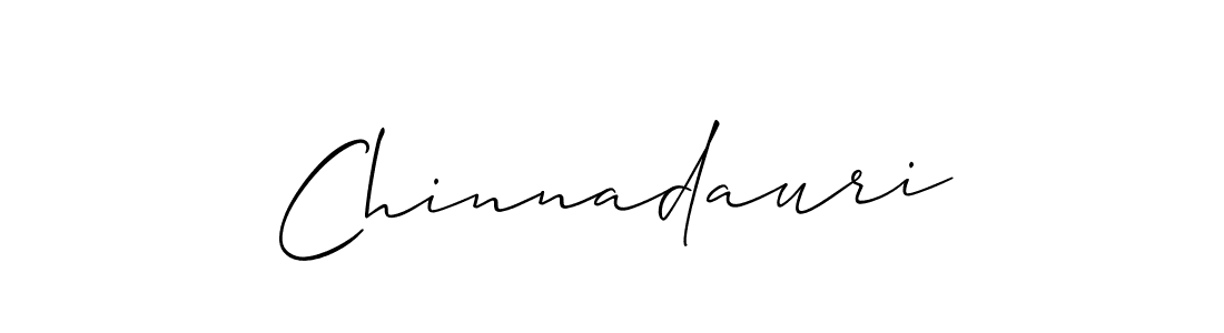 Design your own signature with our free online signature maker. With this signature software, you can create a handwritten (Allison_Script) signature for name Chinnadauri. Chinnadauri signature style 2 images and pictures png