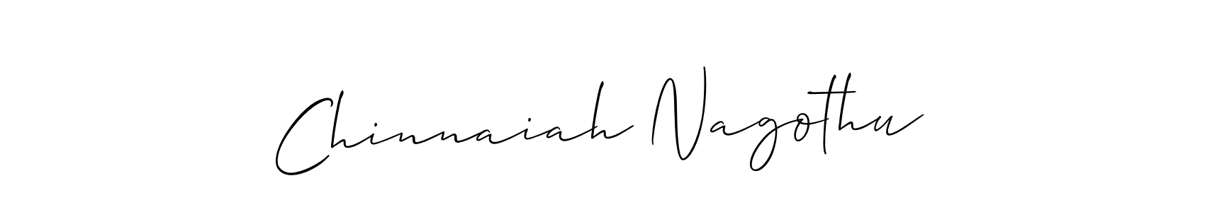 This is the best signature style for the Chinnaiah Nagothu name. Also you like these signature font (Allison_Script). Mix name signature. Chinnaiah Nagothu signature style 2 images and pictures png
