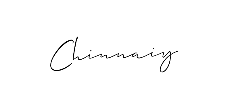 Make a beautiful signature design for name Chinnaiy. With this signature (Allison_Script) style, you can create a handwritten signature for free. Chinnaiy signature style 2 images and pictures png