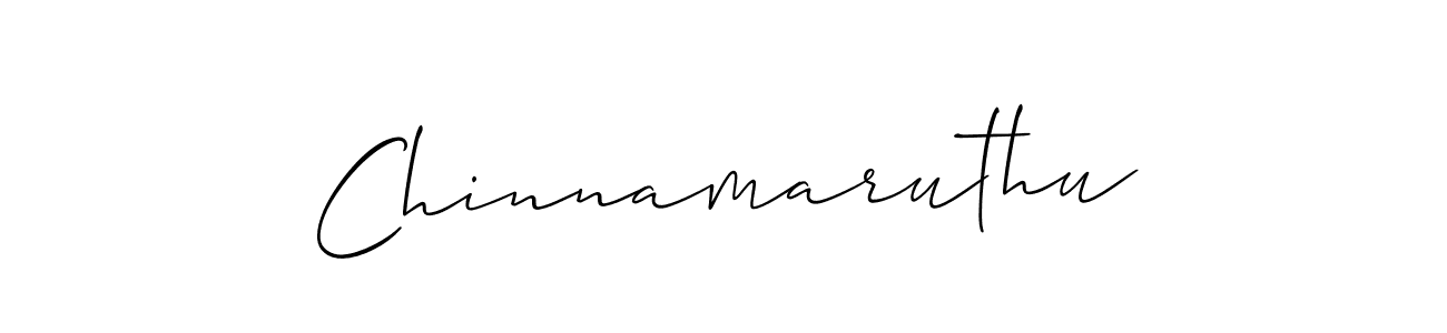 Make a beautiful signature design for name Chinnamaruthu. With this signature (Allison_Script) style, you can create a handwritten signature for free. Chinnamaruthu signature style 2 images and pictures png