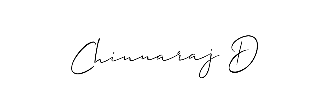 It looks lik you need a new signature style for name Chinnaraj D. Design unique handwritten (Allison_Script) signature with our free signature maker in just a few clicks. Chinnaraj D signature style 2 images and pictures png