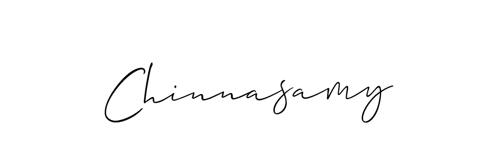 Also we have Chinnasamy name is the best signature style. Create professional handwritten signature collection using Allison_Script autograph style. Chinnasamy signature style 2 images and pictures png