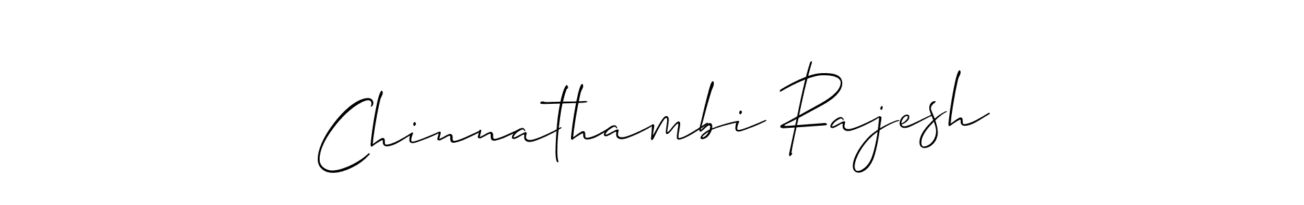 Make a beautiful signature design for name Chinnathambi Rajesh. Use this online signature maker to create a handwritten signature for free. Chinnathambi Rajesh signature style 2 images and pictures png
