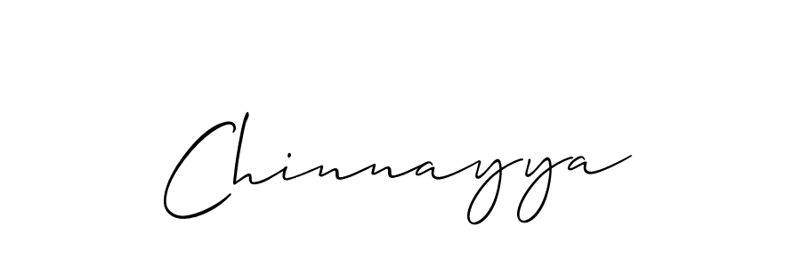 Best and Professional Signature Style for Chinnayya. Allison_Script Best Signature Style Collection. Chinnayya signature style 2 images and pictures png