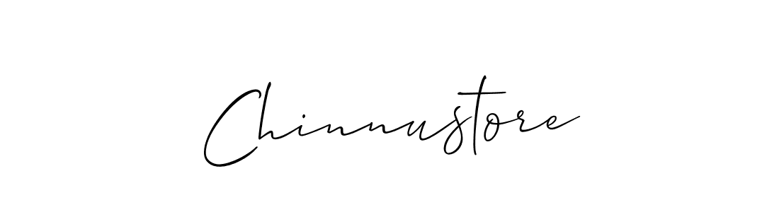 Allison_Script is a professional signature style that is perfect for those who want to add a touch of class to their signature. It is also a great choice for those who want to make their signature more unique. Get Chinnustore name to fancy signature for free. Chinnustore signature style 2 images and pictures png