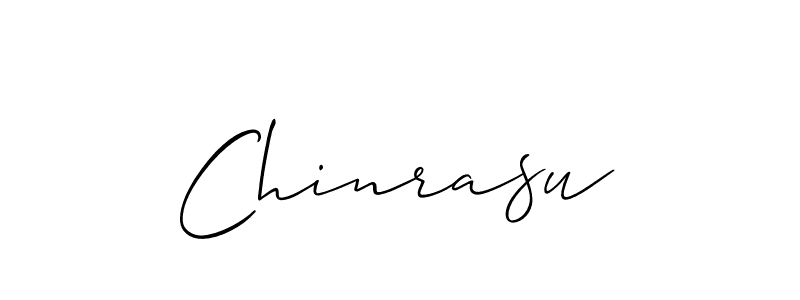 Chinrasu stylish signature style. Best Handwritten Sign (Allison_Script) for my name. Handwritten Signature Collection Ideas for my name Chinrasu. Chinrasu signature style 2 images and pictures png