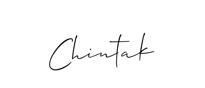 if you are searching for the best signature style for your name Chintak. so please give up your signature search. here we have designed multiple signature styles  using Allison_Script. Chintak signature style 2 images and pictures png