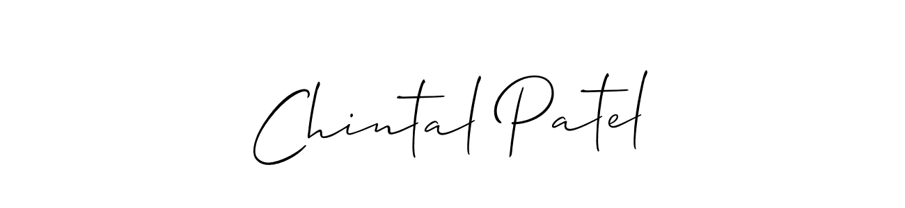 Also we have Chintal Patel name is the best signature style. Create professional handwritten signature collection using Allison_Script autograph style. Chintal Patel signature style 2 images and pictures png