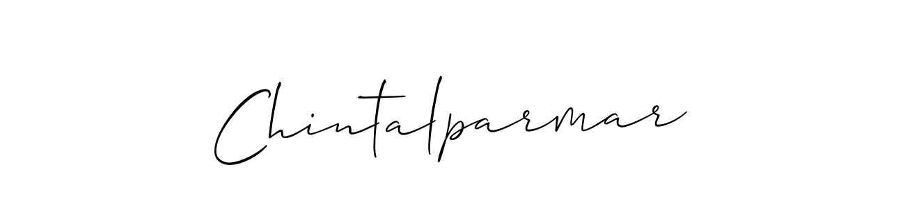 Create a beautiful signature design for name Chintalparmar. With this signature (Allison_Script) fonts, you can make a handwritten signature for free. Chintalparmar signature style 2 images and pictures png