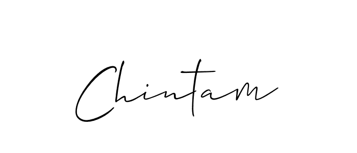 Chintam stylish signature style. Best Handwritten Sign (Allison_Script) for my name. Handwritten Signature Collection Ideas for my name Chintam. Chintam signature style 2 images and pictures png