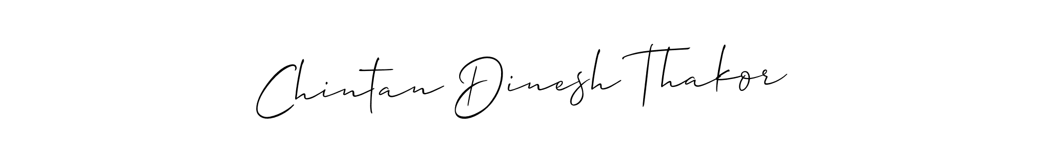 How to Draw Chintan Dinesh Thakor signature style? Allison_Script is a latest design signature styles for name Chintan Dinesh Thakor. Chintan Dinesh Thakor signature style 2 images and pictures png