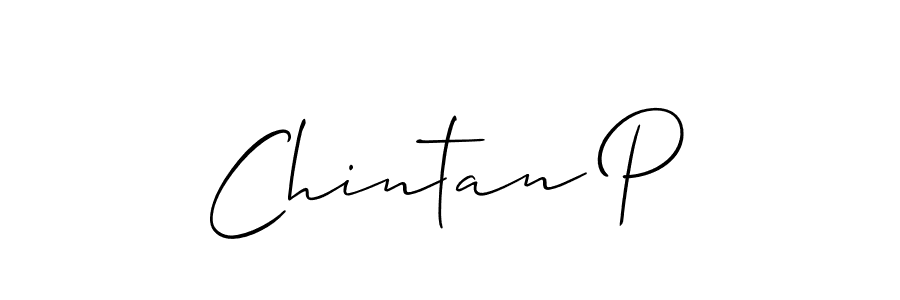 It looks lik you need a new signature style for name Chintan P. Design unique handwritten (Allison_Script) signature with our free signature maker in just a few clicks. Chintan P signature style 2 images and pictures png