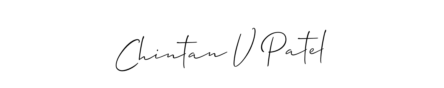 Similarly Allison_Script is the best handwritten signature design. Signature creator online .You can use it as an online autograph creator for name Chintan V Patel. Chintan V Patel signature style 2 images and pictures png