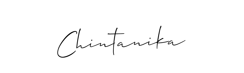 Also we have Chintanika name is the best signature style. Create professional handwritten signature collection using Allison_Script autograph style. Chintanika signature style 2 images and pictures png