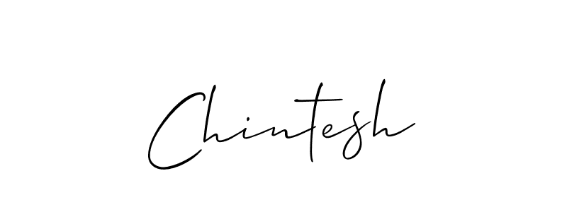 Create a beautiful signature design for name Chintesh. With this signature (Allison_Script) fonts, you can make a handwritten signature for free. Chintesh signature style 2 images and pictures png