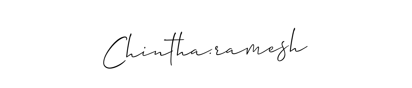 Make a beautiful signature design for name Chintha.ramesh. Use this online signature maker to create a handwritten signature for free. Chintha.ramesh signature style 2 images and pictures png