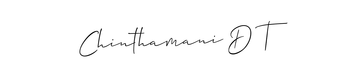 How to Draw Chinthamani D T signature style? Allison_Script is a latest design signature styles for name Chinthamani D T. Chinthamani D T signature style 2 images and pictures png