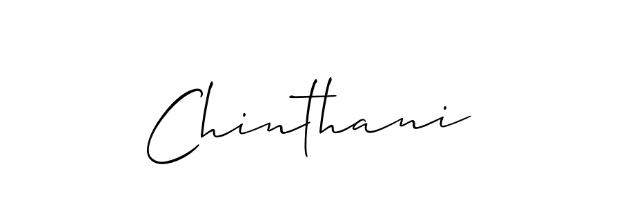 Also we have Chinthani name is the best signature style. Create professional handwritten signature collection using Allison_Script autograph style. Chinthani signature style 2 images and pictures png