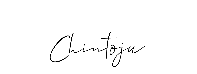 Make a beautiful signature design for name Chintoju. Use this online signature maker to create a handwritten signature for free. Chintoju signature style 2 images and pictures png