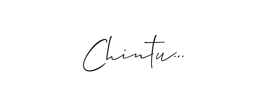 The best way (Allison_Script) to make a short signature is to pick only two or three words in your name. The name Chintu… include a total of six letters. For converting this name. Chintu… signature style 2 images and pictures png