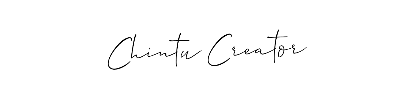 Here are the top 10 professional signature styles for the name Chintu Creator. These are the best autograph styles you can use for your name. Chintu Creator signature style 2 images and pictures png