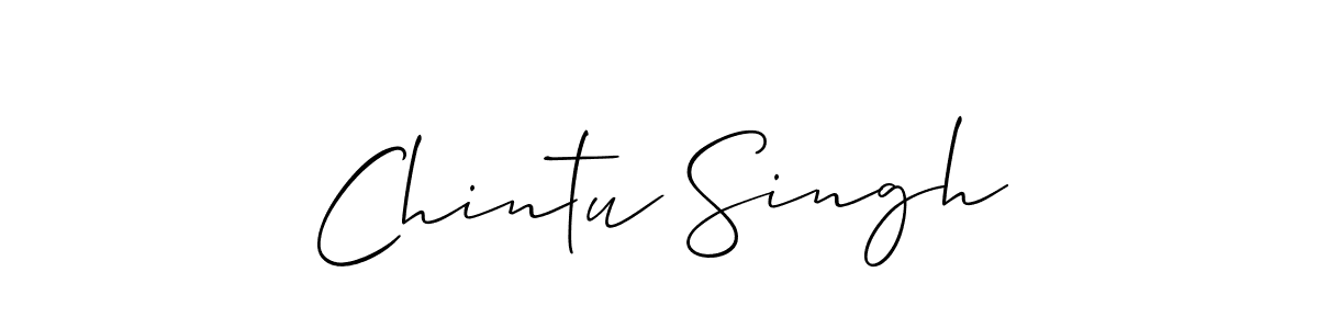 Allison_Script is a professional signature style that is perfect for those who want to add a touch of class to their signature. It is also a great choice for those who want to make their signature more unique. Get Chintu Singh name to fancy signature for free. Chintu Singh signature style 2 images and pictures png